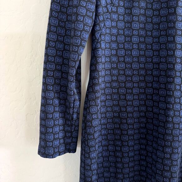 J. McLaughlin Bedford Dress 1/2 Zip Bainbridge Malkata Print Size M - Picture 5 of 9